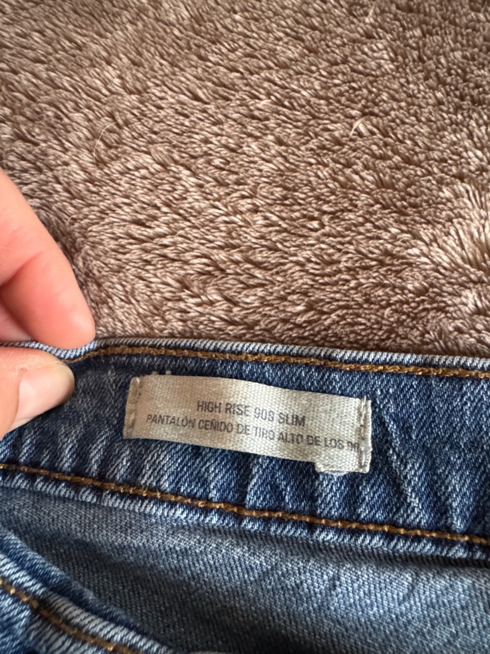 Universal Thread Blue Straight Leg Jeans - Picture 3 of 5